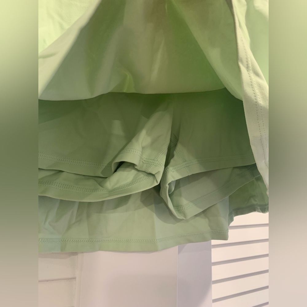 NWOT FP Movement Never Better Volleyball skirt size medium pistachio casual yoga - Picture 7 of 8